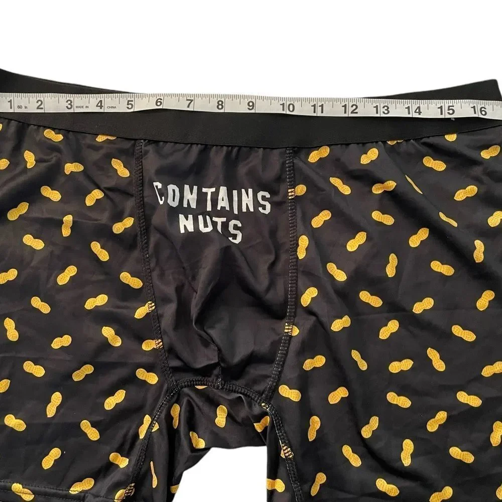 MENS SILKY BRIEFS,‎ CONTAINS NUTS, sz XXL